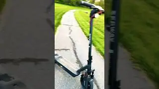 dangerous Jump Test Segway max g3 #crash #scootering #escooter #segway #ninebot