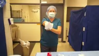 Opening Sterile Supplies Peel and Shield Method