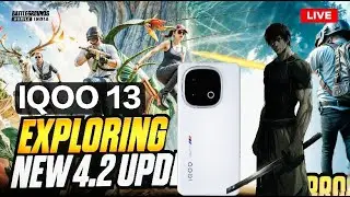 🔥 iQOO 13 120FPS 🚀  | OriginOS BGMI 4.2 UPDATE HERE Live Gameplay | Performance Test#bgmi #bgmilive