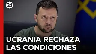 🇺🇦 NO HAY ACUERDO | Zelenski señala que la integridad territorial es una línea roja