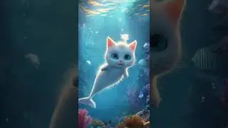 CAT+FISH #cuteanimals #fantasyanimals #funnypets #cutecats #hybridcats