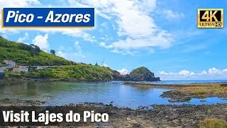 Lajes do Pico - Azores: Walking Tour 4K