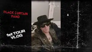 Our very first tour Vlog - The Black Curtain Band