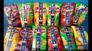Abriendo Sabritas con Tazos Champions League