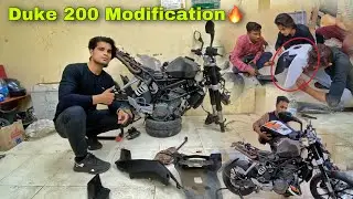 New Modification Start🔥 || Duke 200