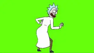 Rick Sanchez Dance Green Screen | Cartoon Animation | Sky Fx