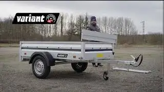 Variant Utility Trailer with Side Wall Extension