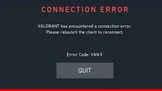 How to fix Valorant error Code VAN 0