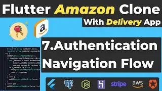 7.Authetication With BLoC - Amazon Clone | Flutter Ecommerce App with Backend|Flutter Ecommerce App