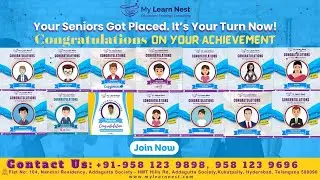 Your Seniors Got Placed. It’s Your Turn Now! | Career Guidance at MyLearnNest Training Academy