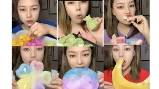 Ice eating ASMR❄🤤 Sungirl ice eating collection❄ #softice #hardice #iceeating #ice #iceasmr