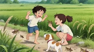Relaxing Countryside Life | Ghibli-Inspired Calm Animation 🍃