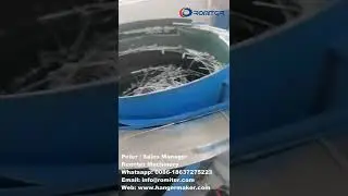 Automatic Plastic Hanger Ring Head Metal Hook Inserting Machine