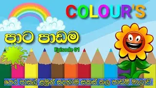පෙර පාසල් දරැවන්ට පාට ගැන සරලව කියාදෙමු/ sanduni teacher- episode 01 (Colours For Kids)