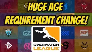 Overwatch League Minimum Age Requirement Changed to 17!