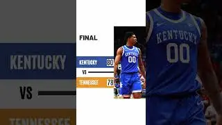 😱 THE MIRACLE IN KNOXVILLE! Kentucky Stuns Tennessee 80-78 in Absolute THRILLER! 😱