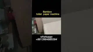 Bamboo toilet paper making machine