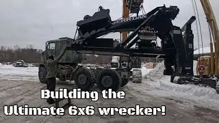 Building the ultimate off road custom 6x6 Oshkosh HET recovery wrecker. Part 2