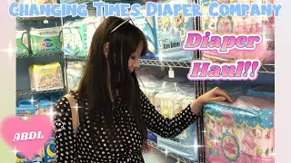 My visit to Changing Times Diaper Company 🍼🧸 ABDL diaper haul!