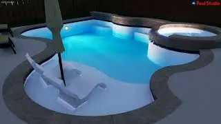 Backyard freeform flow