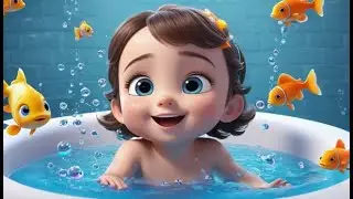 Splishy Splashy Bath Song Fun | Bubbly Bathtime Nursery Rhyme for Toddlers | Clean-Up Song for Kids