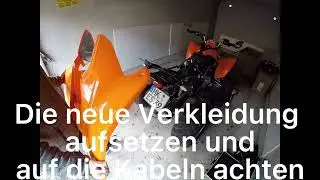 Kymco Maxxer 300 Radabdeckung wechseln