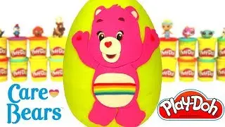 Ovo Surpresa Gigante dos Ursinhos Carinhosos em Português de Massinha Play Doh