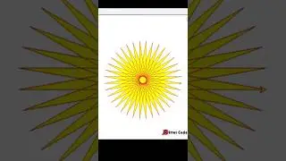 Draw Beautiful Star Using Python Turtle | Coding WhatsApp Status #viral  #python  #shorts #coding