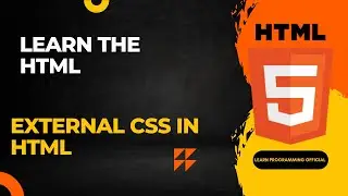 📘 HTML with External CSS: Linking Stylesheets for Consistent Design