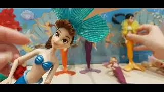 Ariel and Sisters Doll Set The Little Mermaid 30th Anniversary Mini Dolls Opening Review