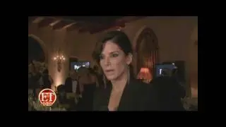 Sandra Bullock talks about Liz Taylor (amfAR), 10/27/2011 part 1