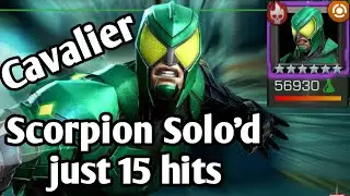 Scorpion Boss Solo Just 15 hits / Cavalier, Uncollected MCOC