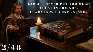 LAW 2 — NEVER PUT TOO MUCH TRUST IN FRIENDS : 48 Laws of power 