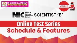 NIC Scientist-B Online Test series | NIC/NIELIT 2023 Test Series | NIC Scientist-B Mock Tests