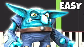 Chill Bill Skylanders Theme - EASY Piano Tutorial