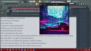 Highway in my mind WIP12 Vocals original work in progress CyberpunkChillwave