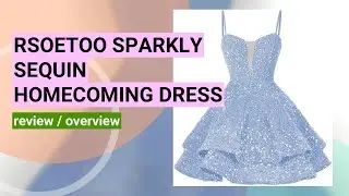 Review: Sparkly Sequin Short Homecoming Dress for Teens - Perfect for Prom & Sweet 16!