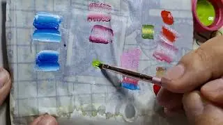 Adesivos de Unhas - Modelinho 29 (Flores Matizadas)