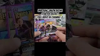 Unboxing Union Arena Starter Decks Bleach & Hunter x Hunter  Let the best anime win ! #tcg