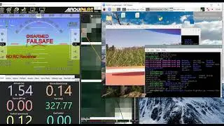 Raspberry Pi Drone Pre-recorded flight plan script running with video. Ground Control Station