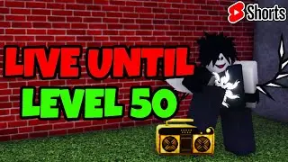 stream ends when I get level 70 two time in forsaken | #shorts #roblox