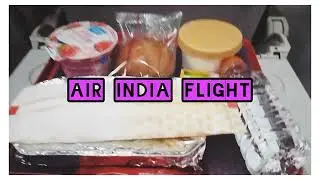 Air India Flight Food Veg Meal mein kya kya milta h 😋 | Air India Flight Food