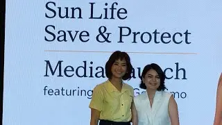 Sarah G. at the Sun Life Save and Protect Media Launch