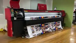 heavy duty machine body 3.2m solvent printer with 240sqm/h