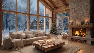 Soft Winter Piano Sounds | Warm Relaxing Music for Stress Relief and Deep Sleep