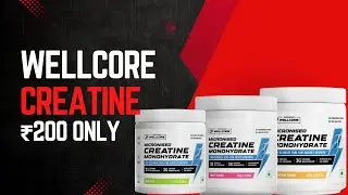 &ldquo;WELLCORE CREATINE Just ₹200 💥 | Best Budget Supplement for Muscle Growth!&rdquo;