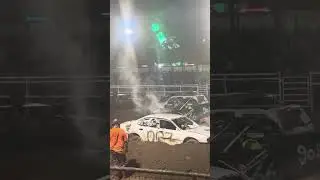 round two sad that we lost demolition derby Harrison Arkansas ￼￼#derby