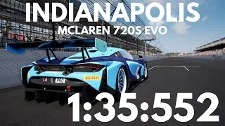 MCLAREN 720S GT3 EVO INDIANAPOLIS SETUP + HOTLAP | ACC 1.9 - Abe Santema