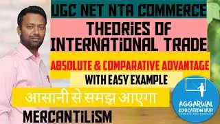 Theories of International Trade Explained with Examples in Hindi | Unit-1 UGC NTA NET COMMERCE |