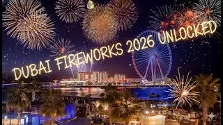 FIREWORKS IN DUBAI 2026 NEW YEARS EVE#dubai #fireworks #life #travel #people